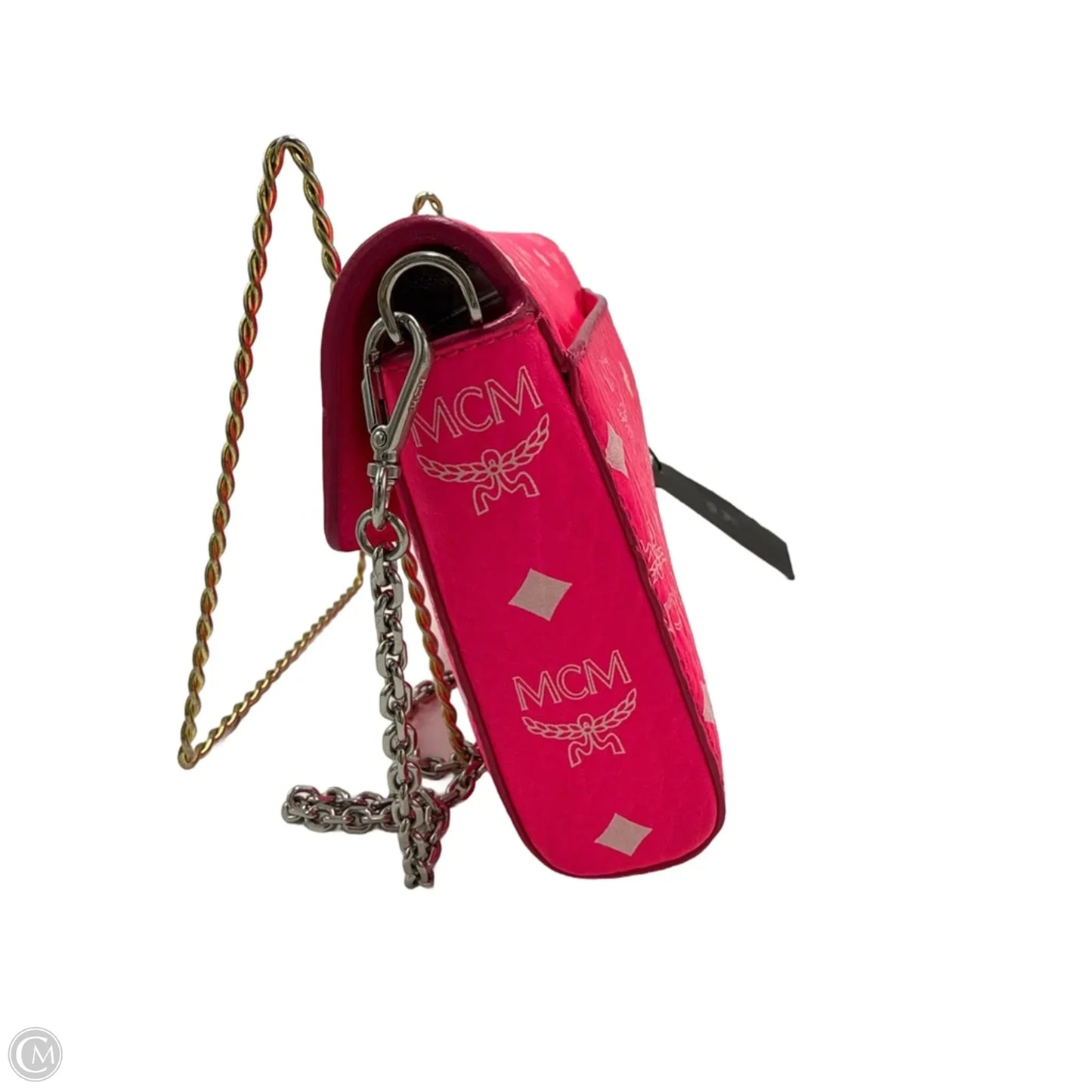 New! MCM Millie Visetos Luxury WOC Crossbody Handbag