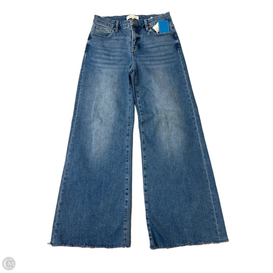 Jeans Wide Leg By Risen In Blue, Size: 8