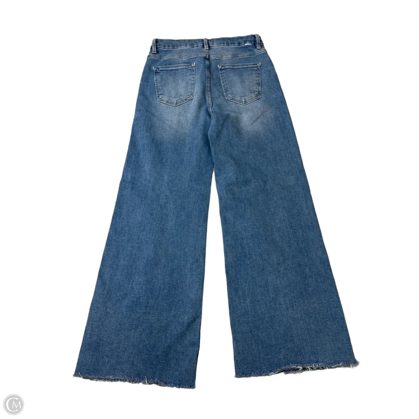 Jeans Wide Leg By Risen In Blue, Size: 8