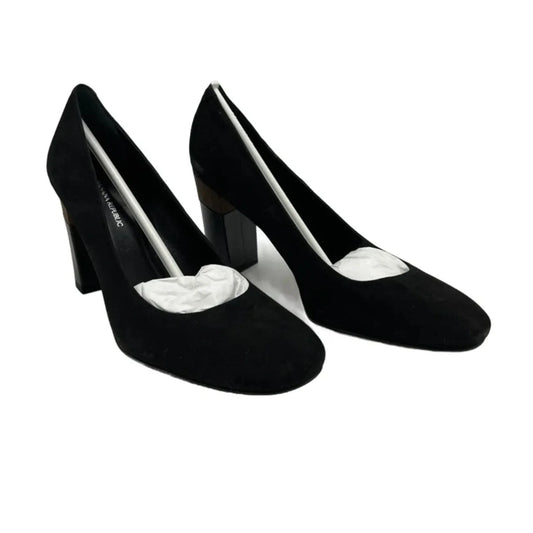 New! Shoes Heels Block By Banana Republic In Black & Brown, Size: 8