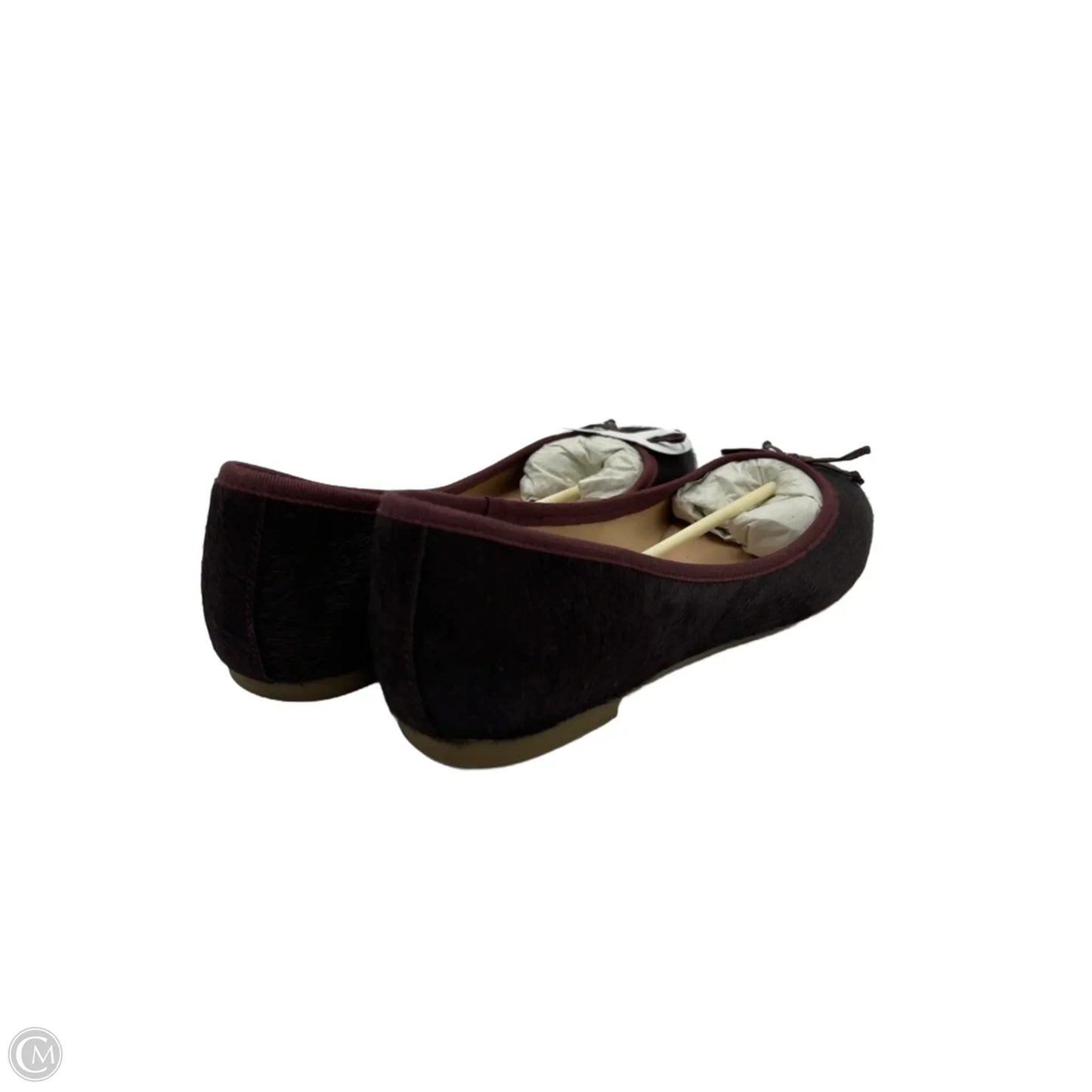 Like New! Shoes Flats By Banana Republic In Maroon, Size: 8