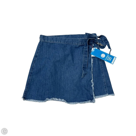 Skirt Mini & Short By Madewell In Blue Denim, Size: 12
