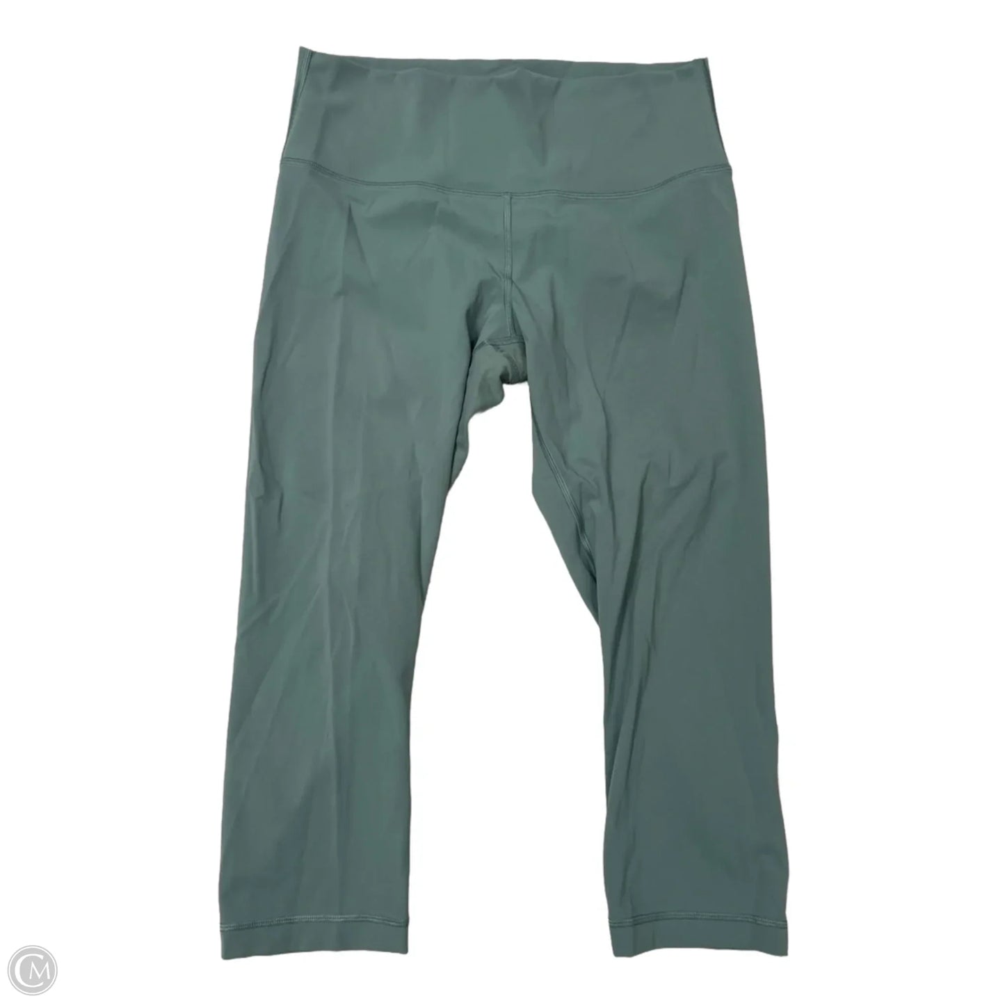 Athletic Capris By Lululemon In Green, Size: L