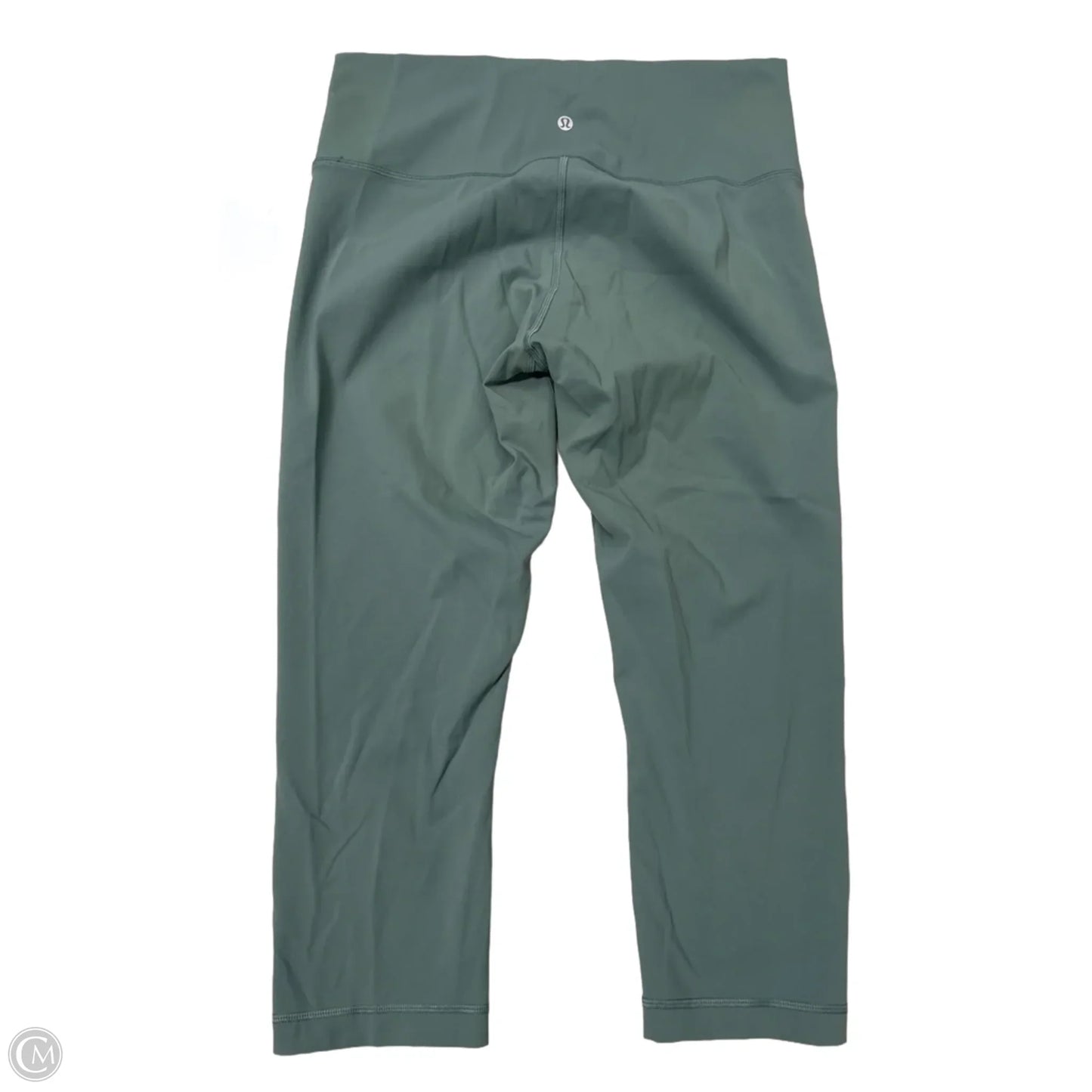 Athletic Capris By Lululemon In Green, Size: L