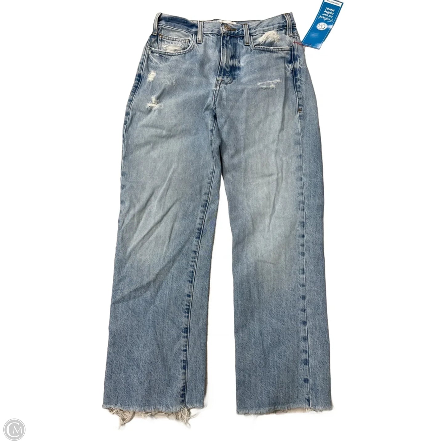 Jeans Cropped By Frame In Blue, Size: 0