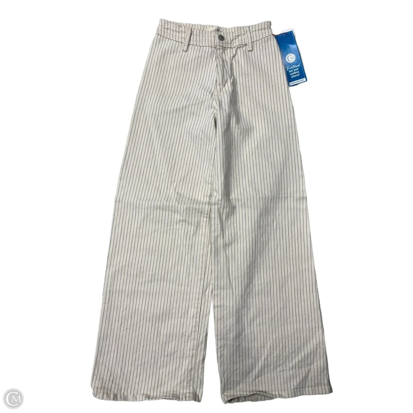 Pants Wide Leg By Universal Thread In Striped Pattern, Size: 2