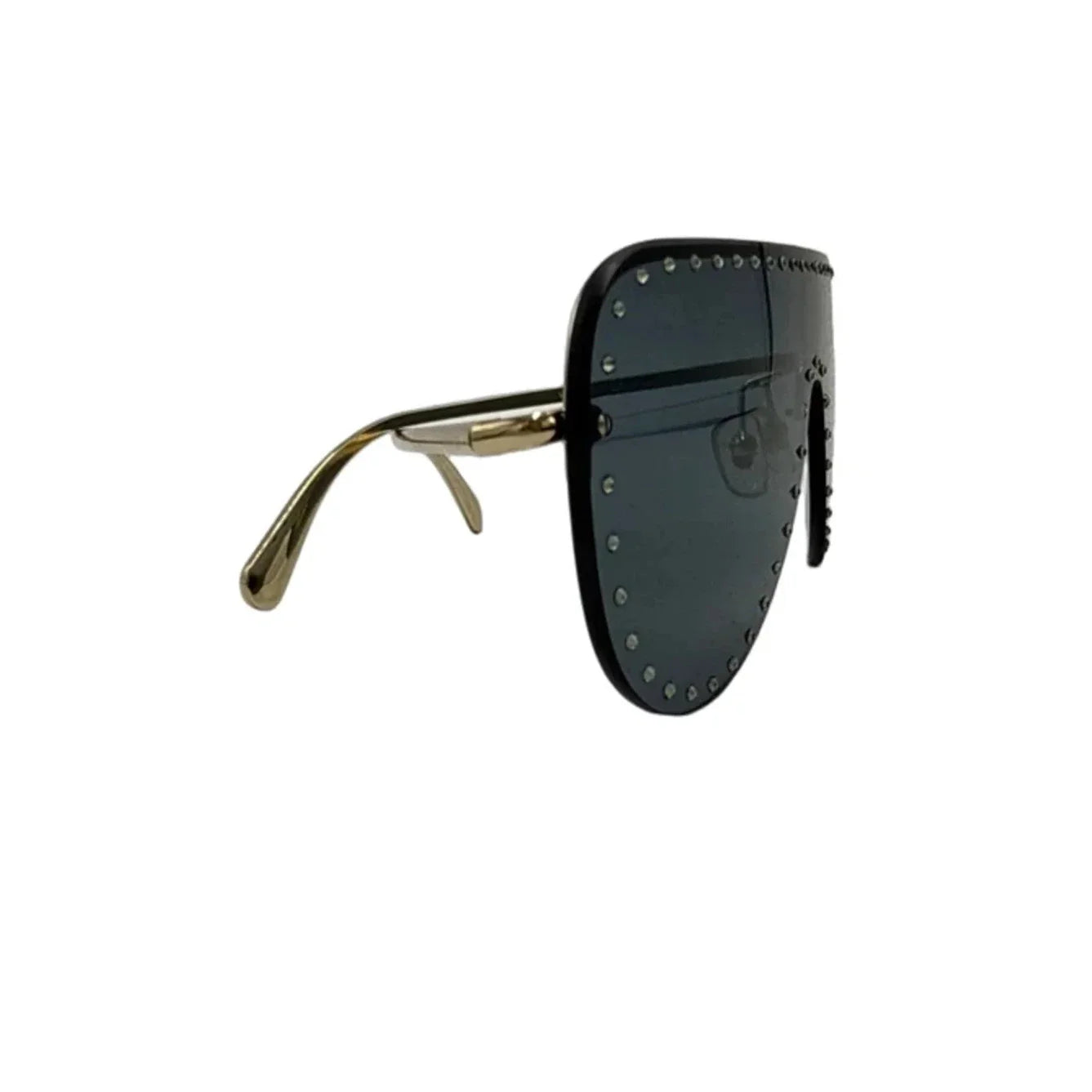Studded Shield Luxury Sunglasses By Versace