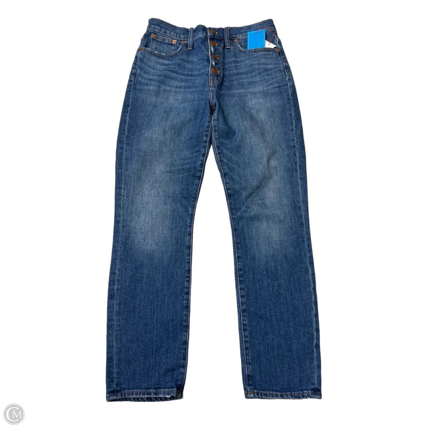 Jeans Straight By Madewell In Blue, Size: 6