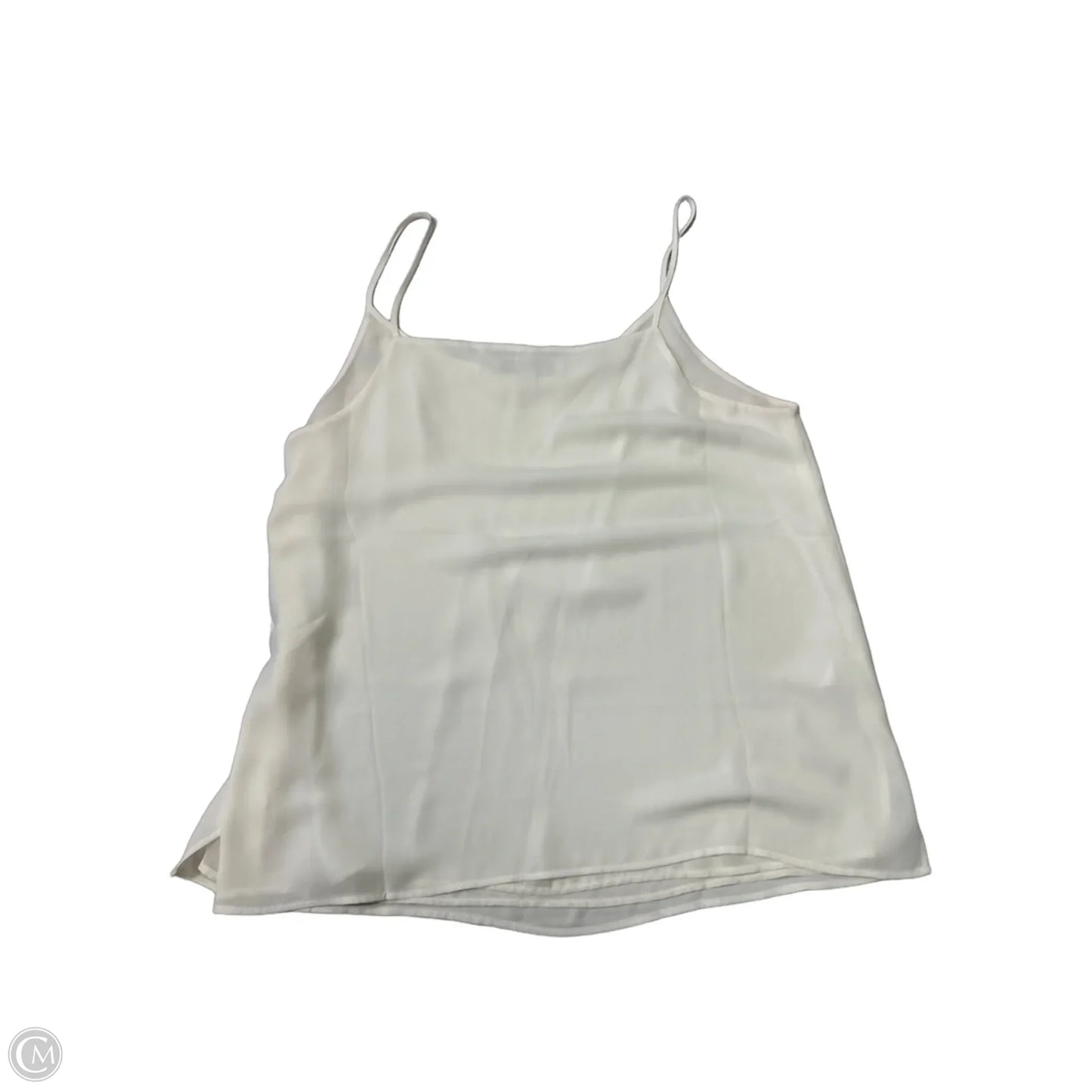 Top Sleeveless By Loft In Cream, Size: L