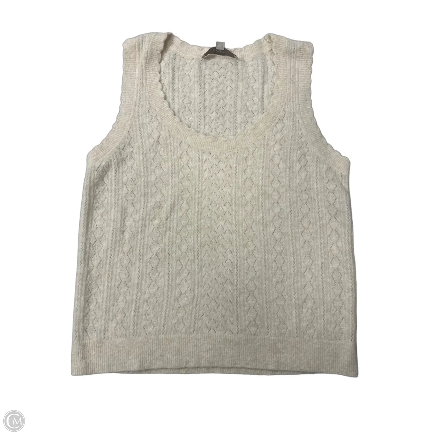 Top Sleeveless By Loft In Tan, Size: L