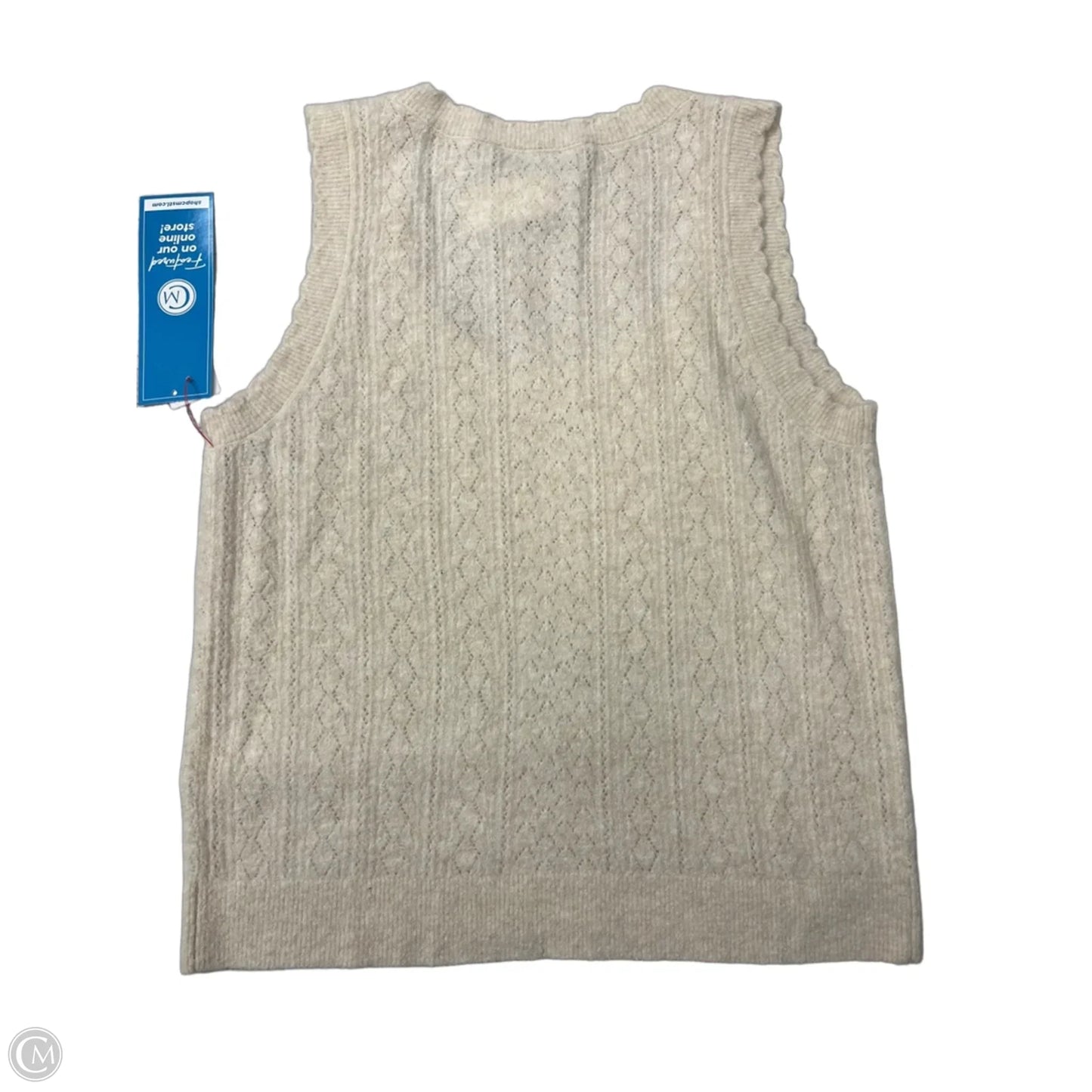 Top Sleeveless By Loft In Tan, Size: L