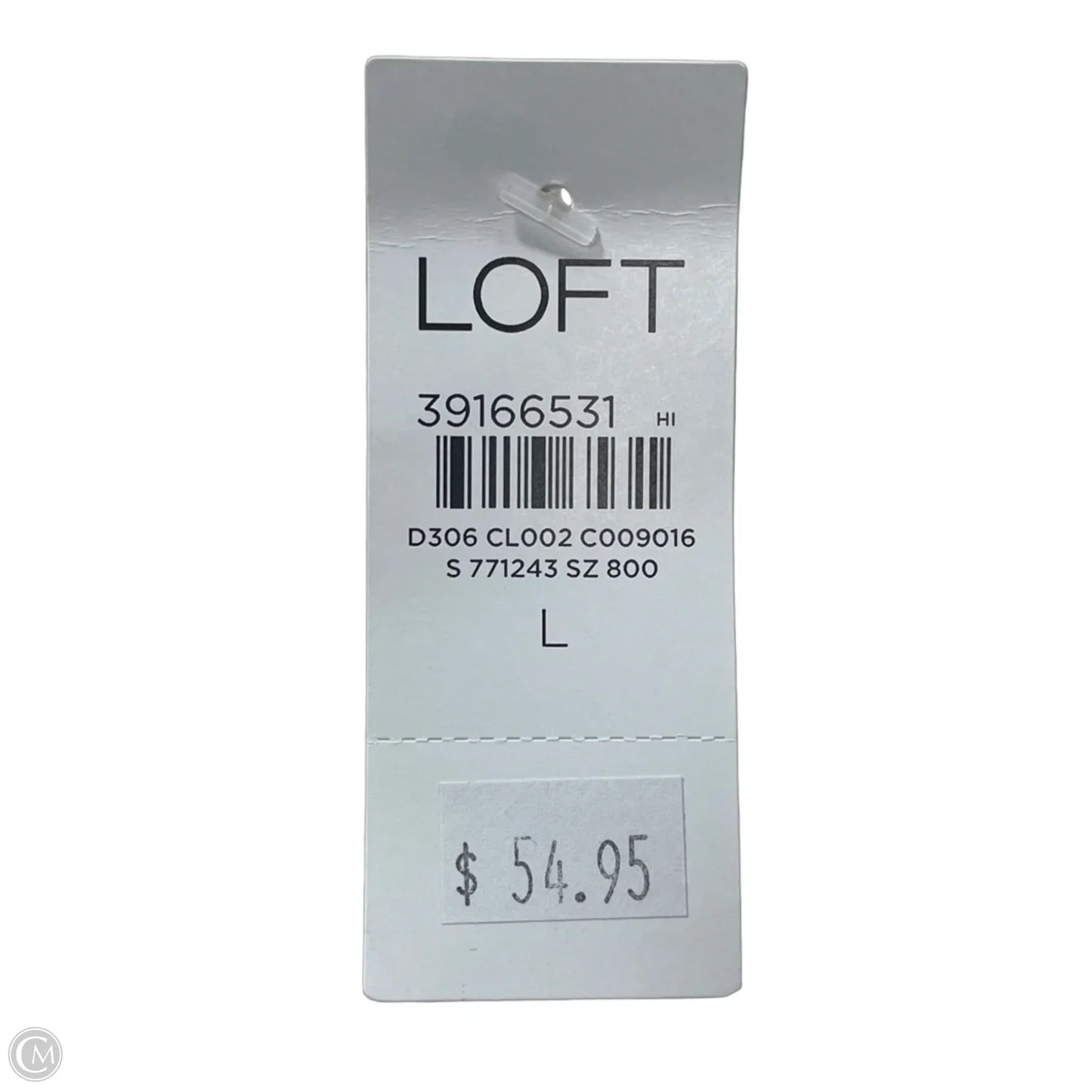 Top Sleeveless By Loft In Tan, Size: L