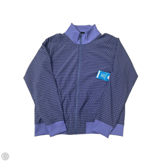 Athletic Jacket By Athleta In Purple, Size: L