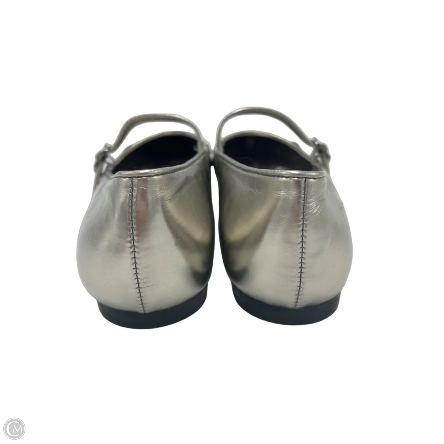 Shoes Designer By Karl Lagerfeld In Silver, Size: 7