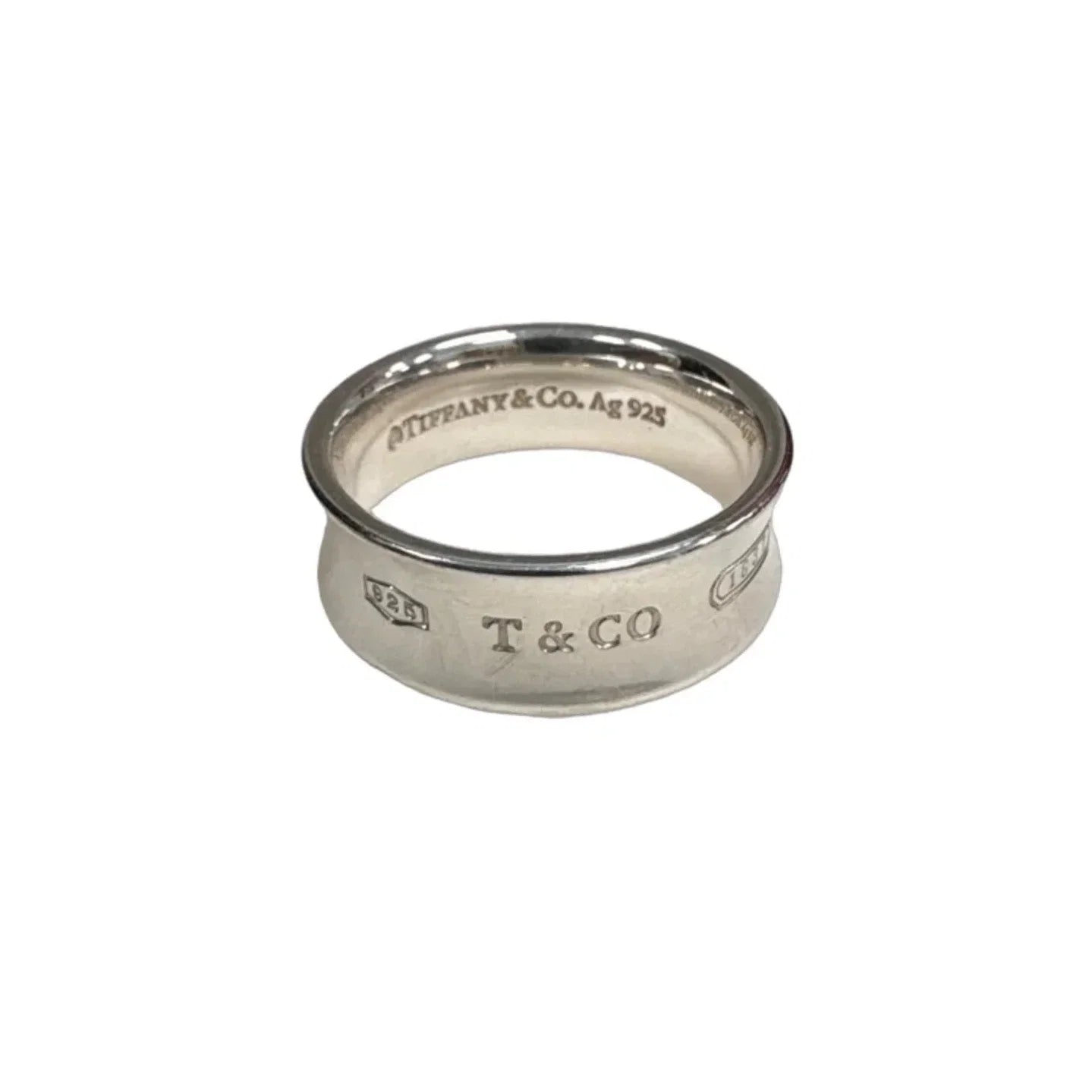 Tiffany & Company 1837 T & Co. 925 Luxury Ring, Size: 6