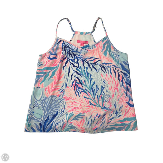 Top Sleeveless Designer By Lilly Pulitzer In Multi-colored, Size: L