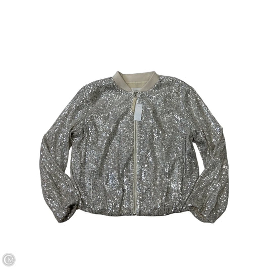 New! Jacket Other By Loft In Silver, Size: L