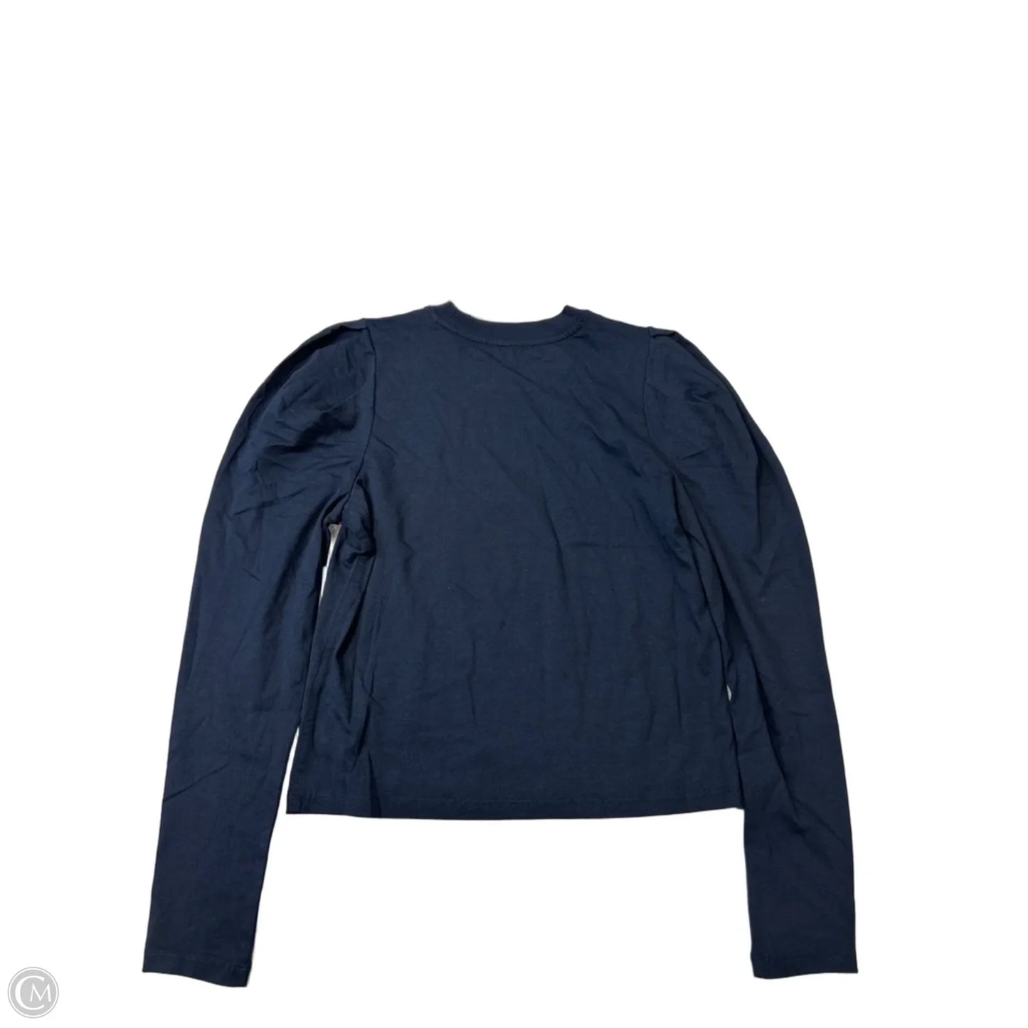 New! Top Long Sleeve By Frame In Navy, Size: S