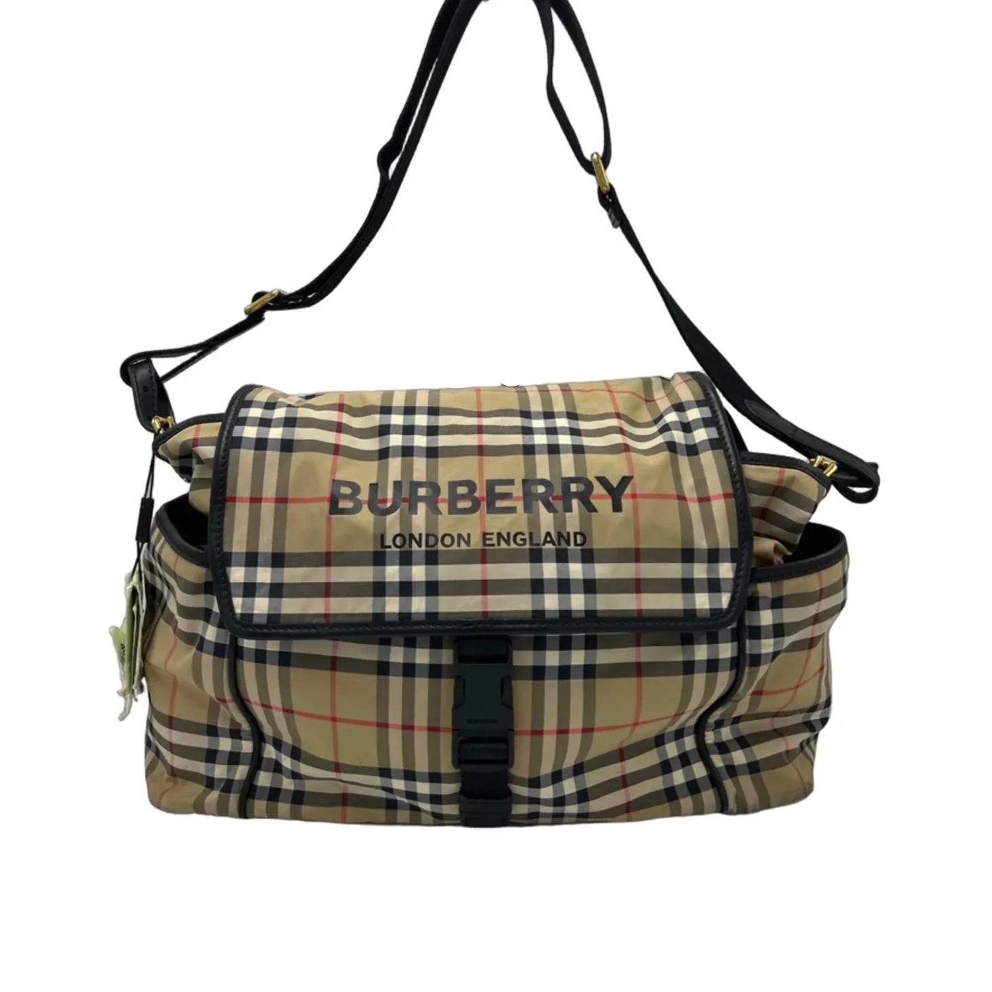Burberry Check Diaper Bag Luxury Handbag / Tote