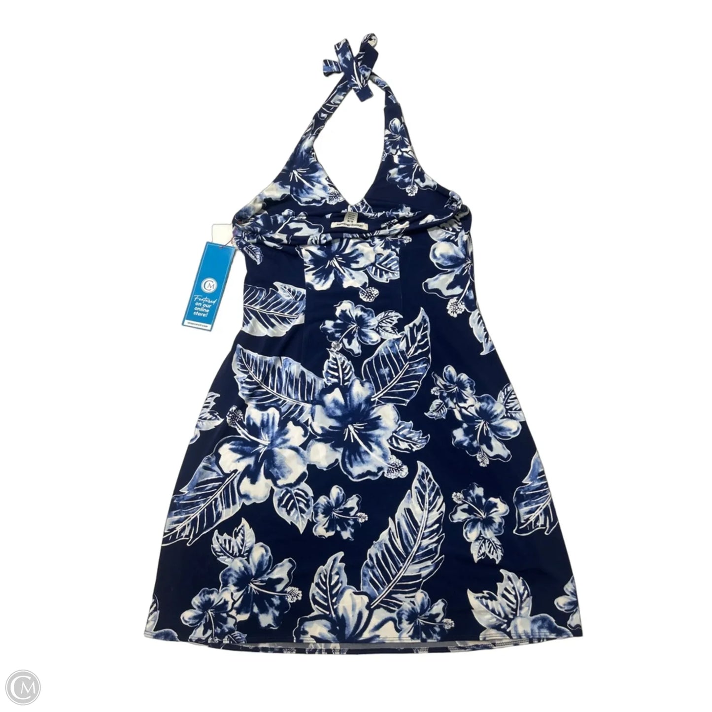 Dress Casual Short By Tommy Bahama In Blue & White, Size: M