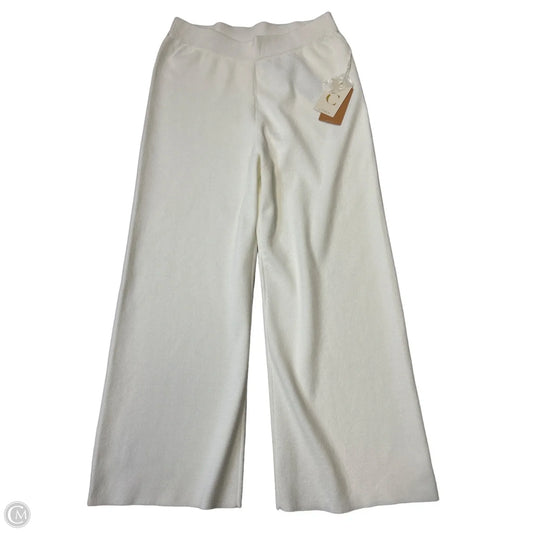 New! Pants Wide Leg By Cyrus Knits In White, Size: M