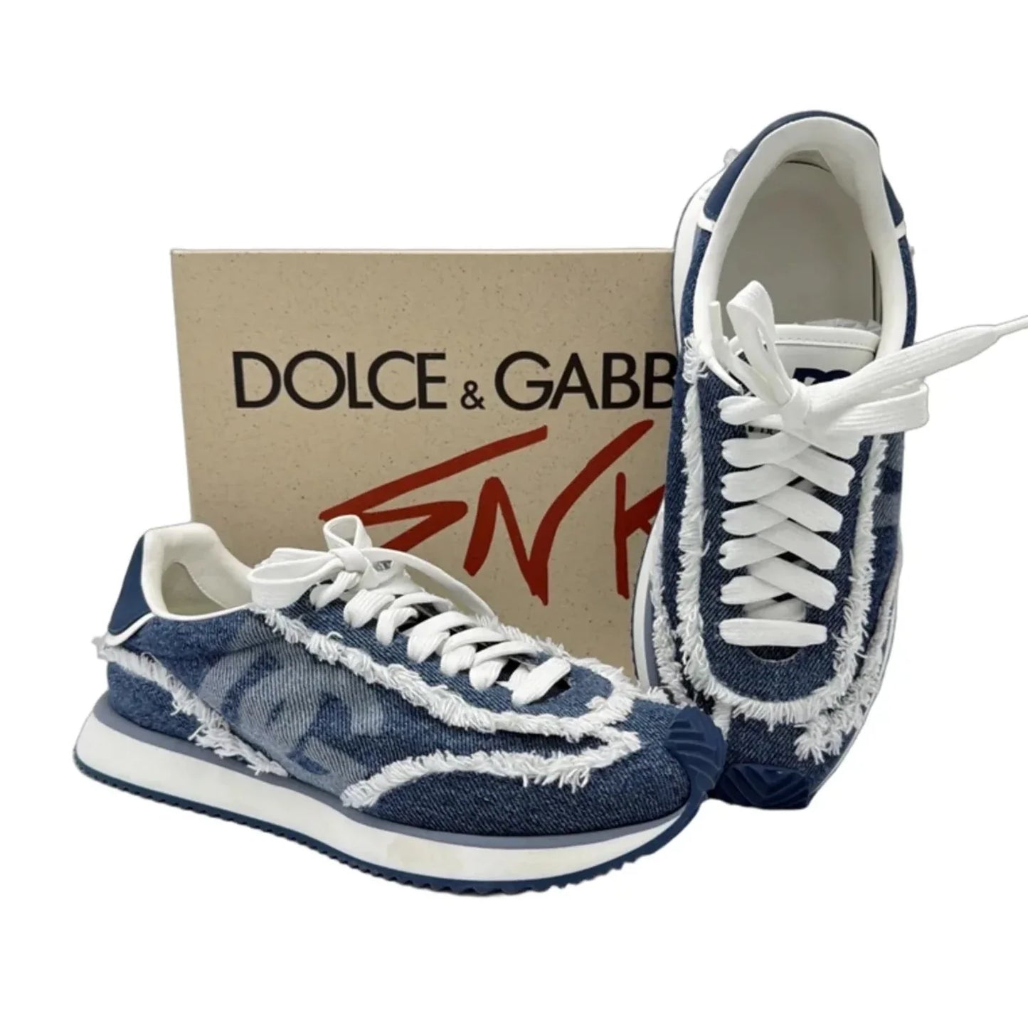Dolce & Gabbana Low Top Luxury Sneakers in Size: 8