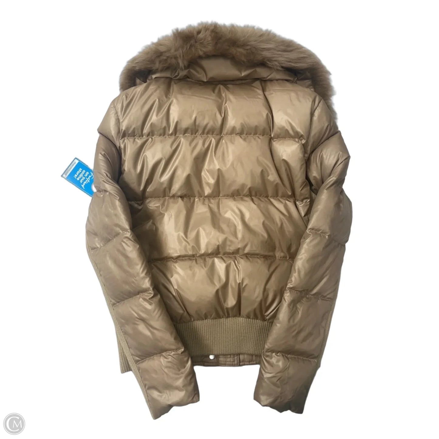 Coach Shearling Puffer Designer Coat, Size: XXS (00)