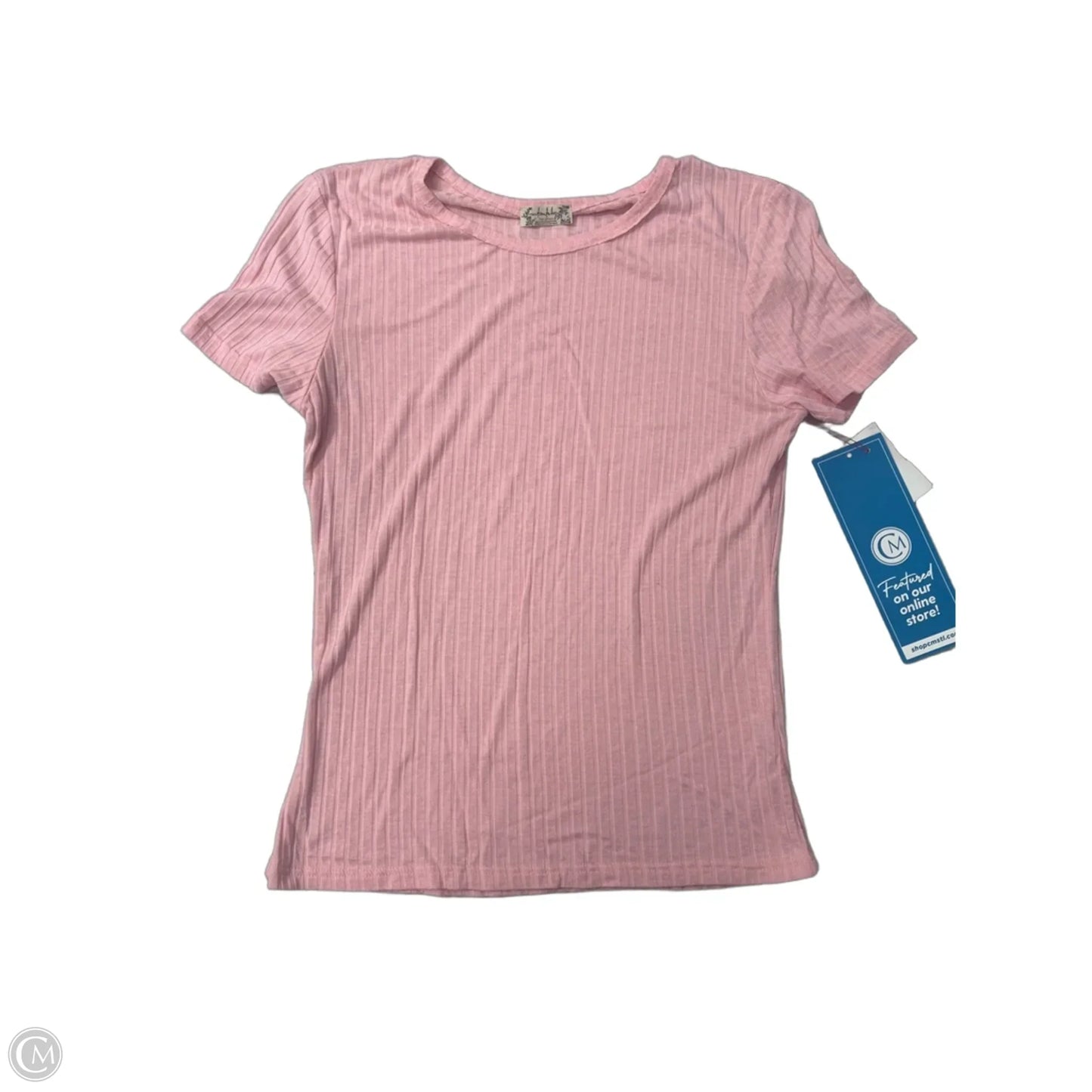 Top Short Sleeve Basic By Free People In Pink, Size: S