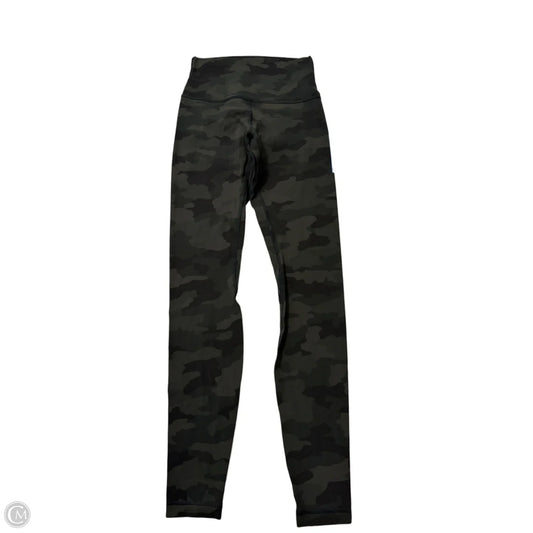 Athletic Leggings By Lululemon In Green, Size: S