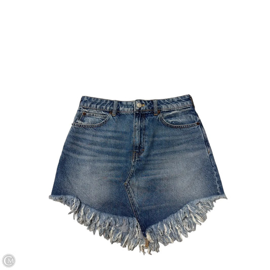 Skirt Mini & Short By We The Free In Blue Denim, Size: 4