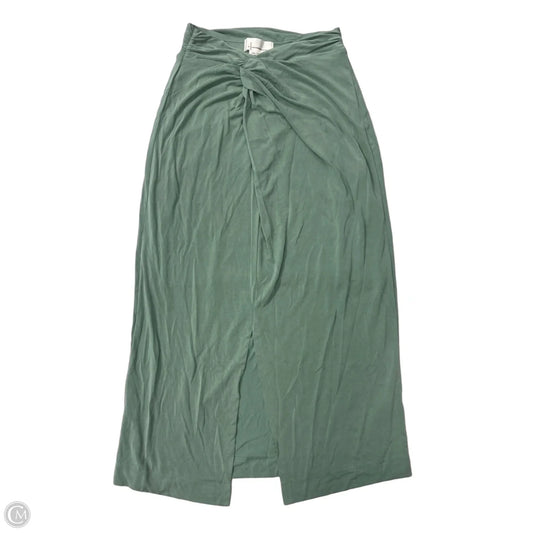 Skirt Maxi By Anthropologie In Green, Size: Xs