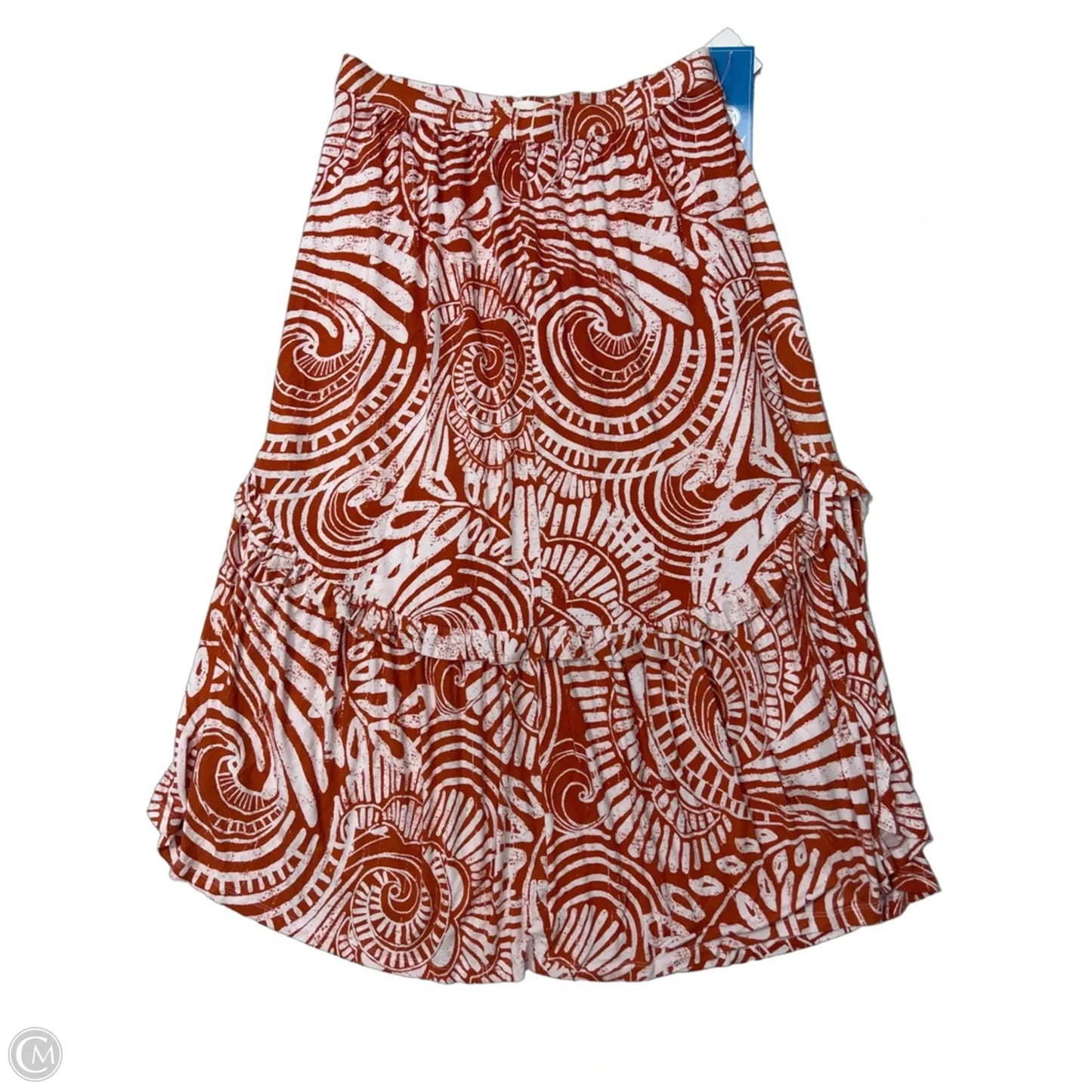 Skirt Maxi By Anthropologie In Orange, Size: Xl