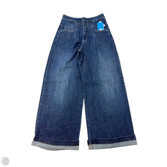 Jeans Wide Leg By Pilcro In Blue, Size: 4