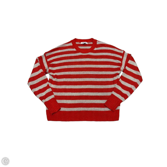Sweater By Madewell In Orange & Tan, Size: S