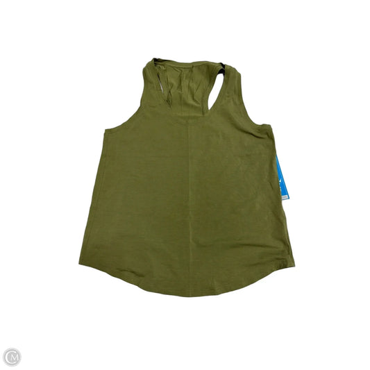 Athletic Tank Top By Lululemon In Green, Size: M
