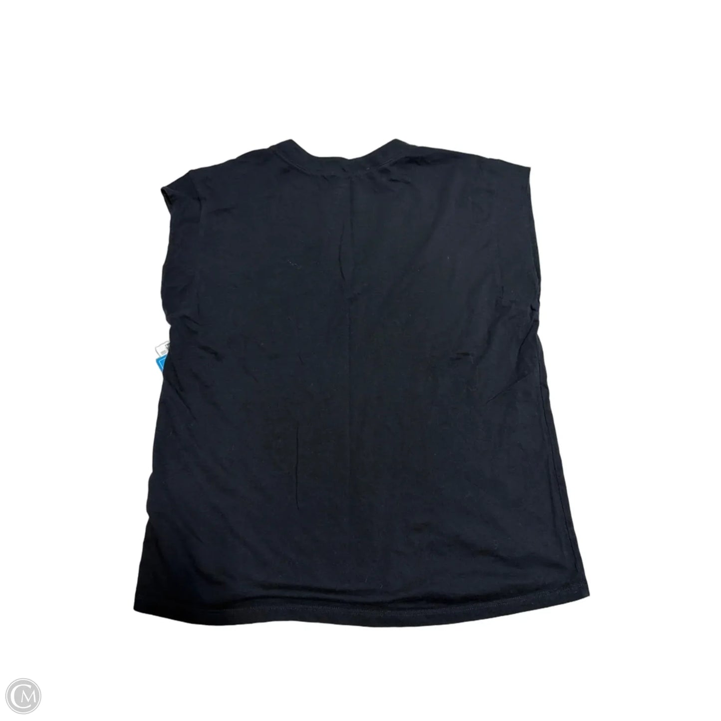 Top Sleeveless By Frame In Black, Size: M