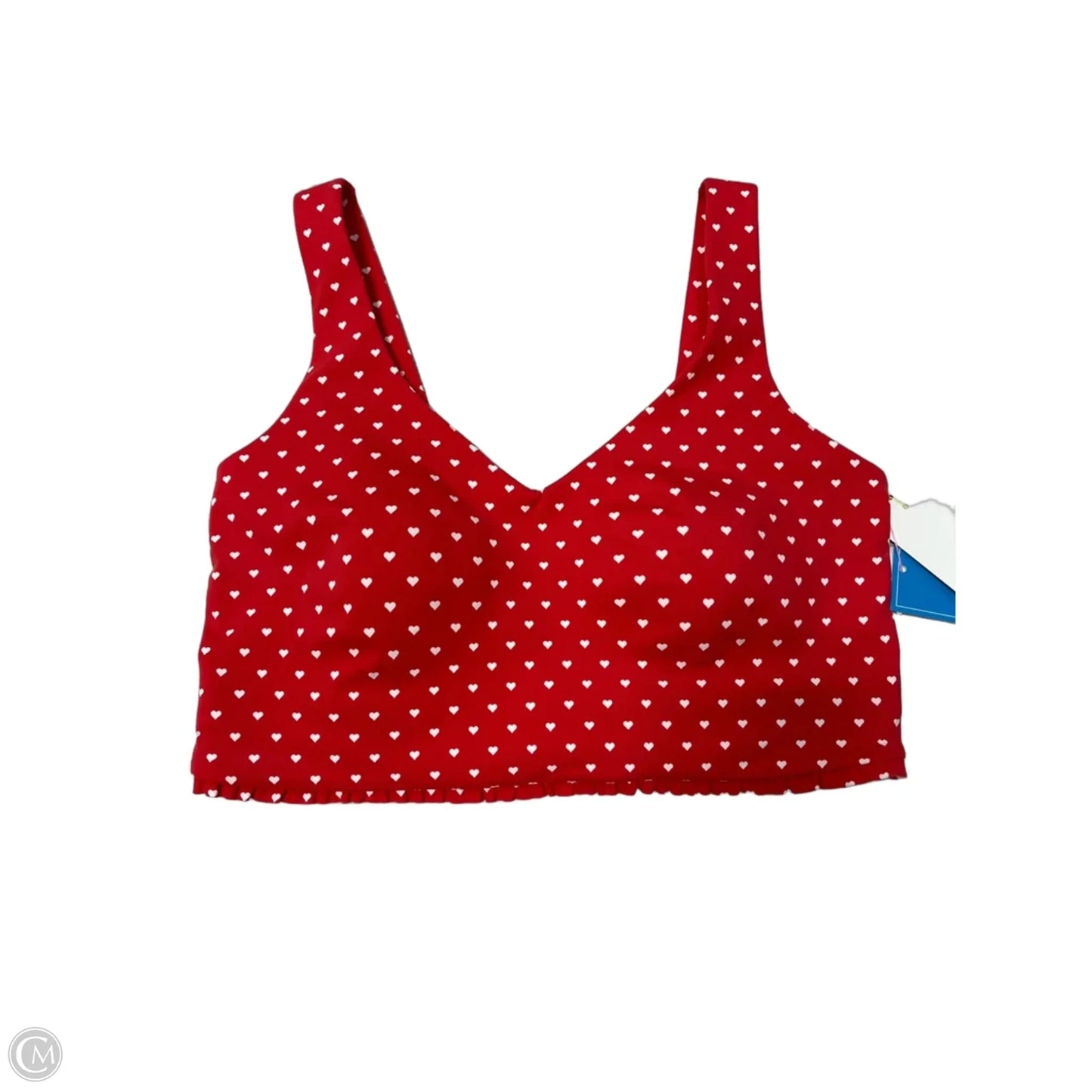 New! Athletic Bra By All In Motion In Red & White, Size: L