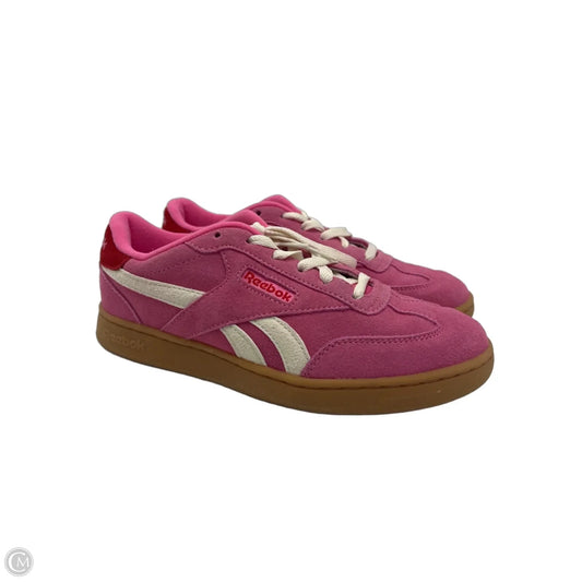 Shoes Athletic By Reebok In Pink & Red, Size: 7