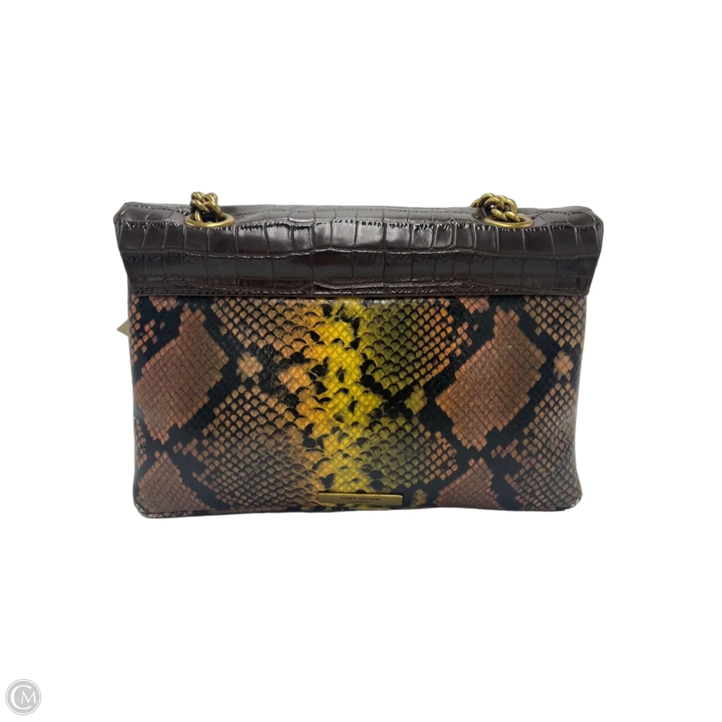 Kurt Geiger Kensington Croc & Python Designer Handbag