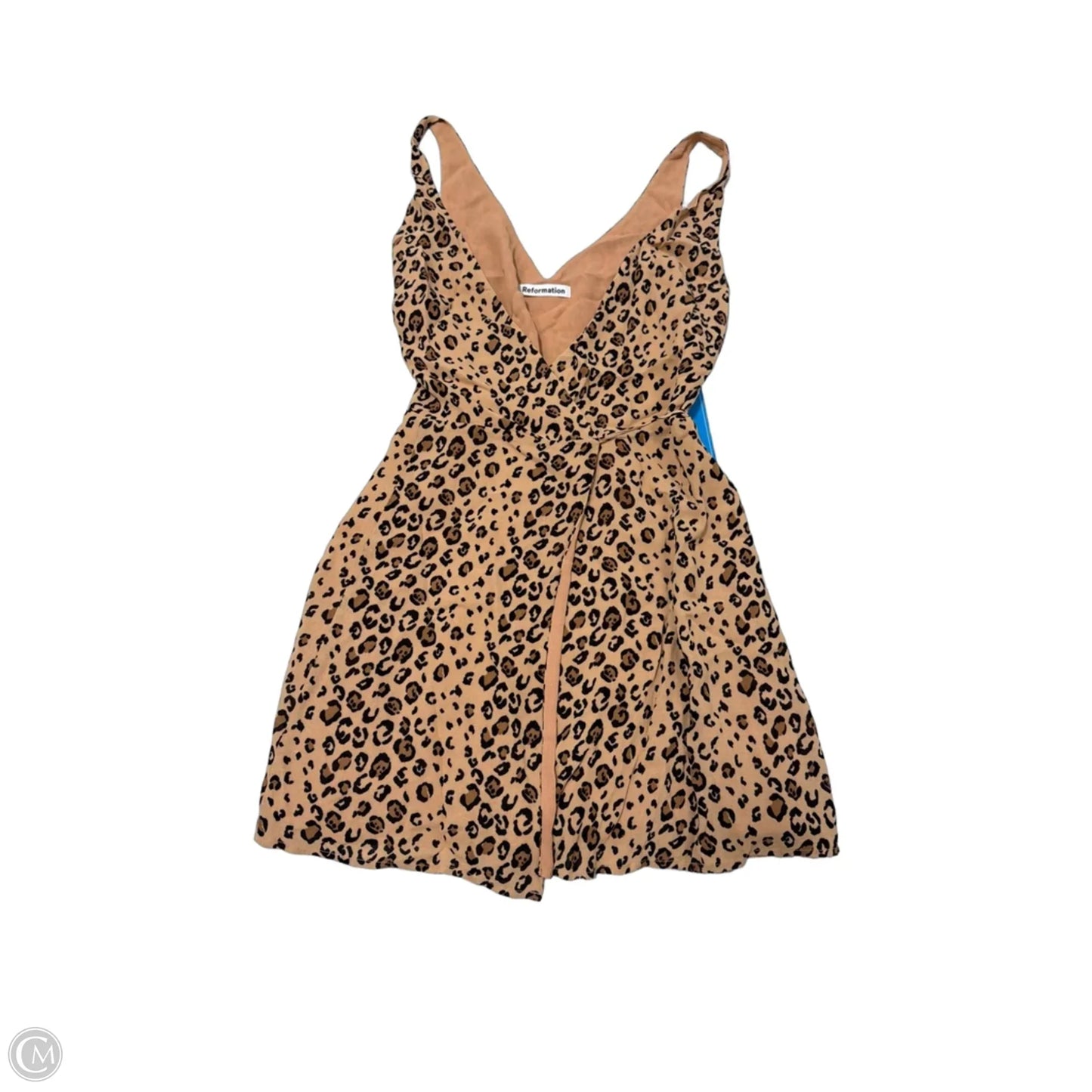 Dress Casual Short By Reformation In Animal Print, Size: Xs
