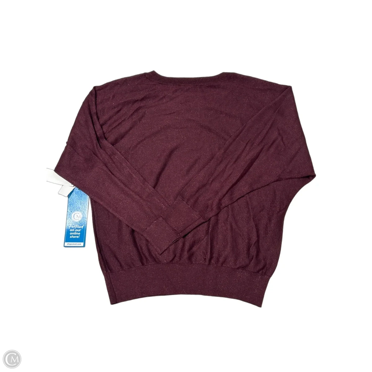 Sweater By Inc In Maroon, Size: Lp