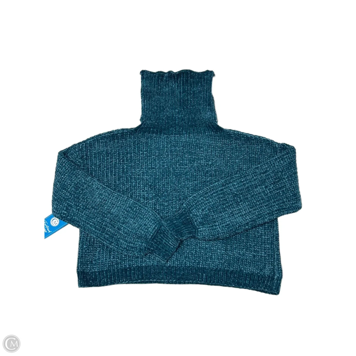 Sweater By Zenana In Teal, Size: M