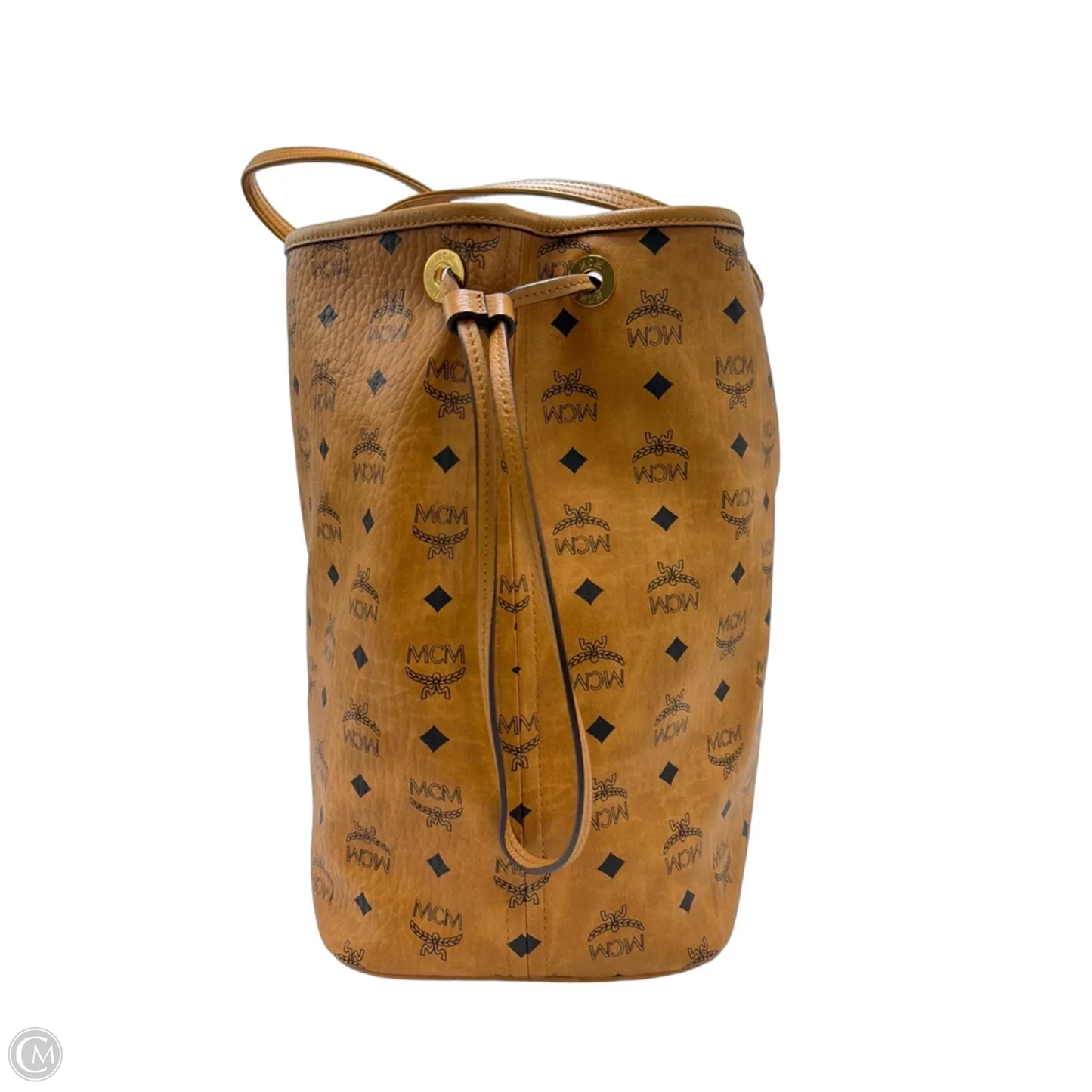 MCM Visetos Liz Reversible Shopper Tote + Pouchette Luxury Handbag