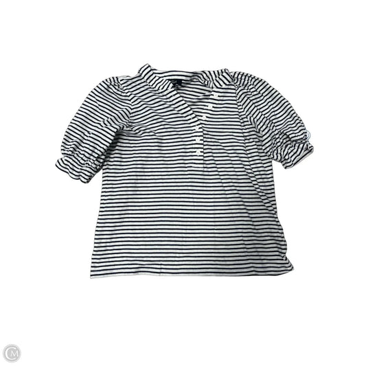 Top Short Sleeve By Rails In Striped Pattern, Size: M