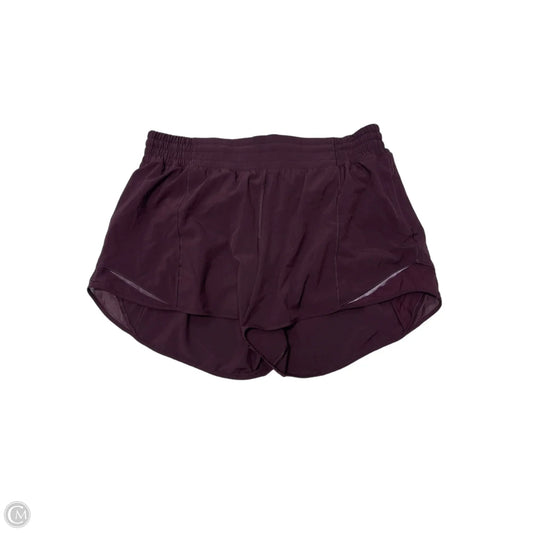 Athletic Shorts By Lululemon In Maroon, Size: L