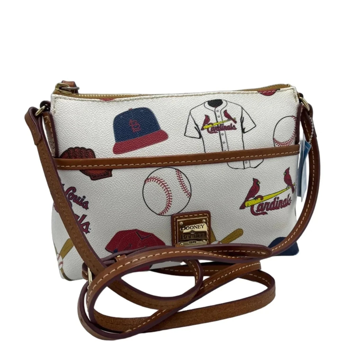STL Cardinals MLB Crossbody Designer By Dooney And Bourke
