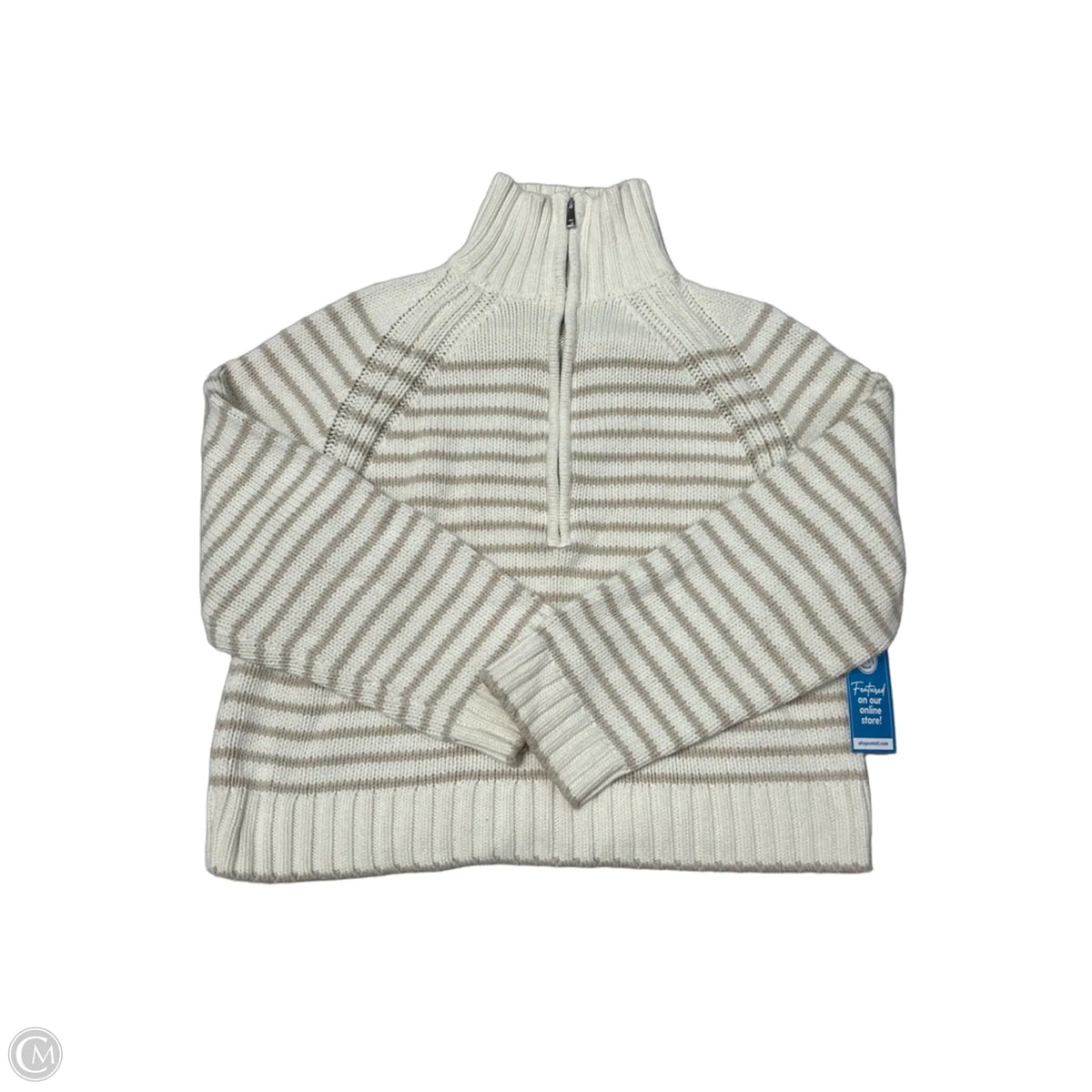 Sweater By H&m In Striped Pattern, Size: M