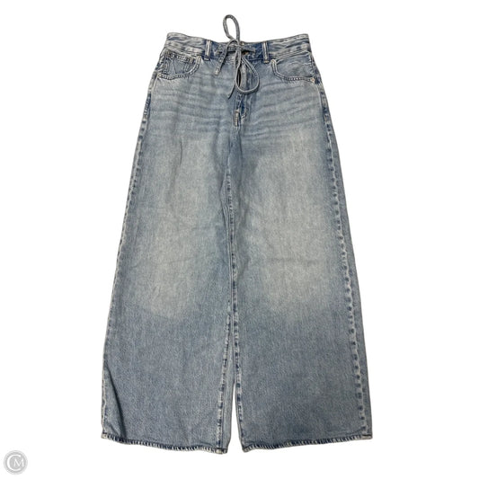 Jeans Wide Leg By Madewell In Blue, Size: 4