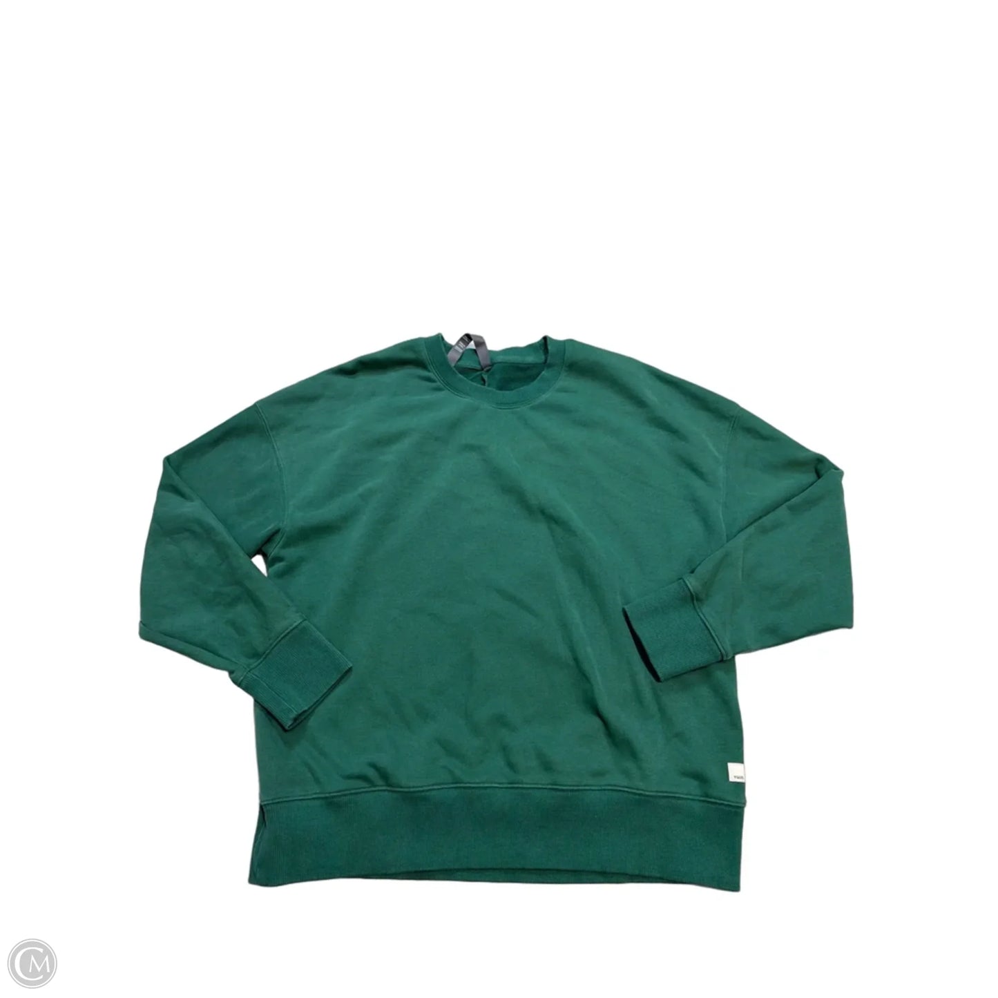 Athletic Sweatshirt Crewneck By Vuori In Green, Size: M