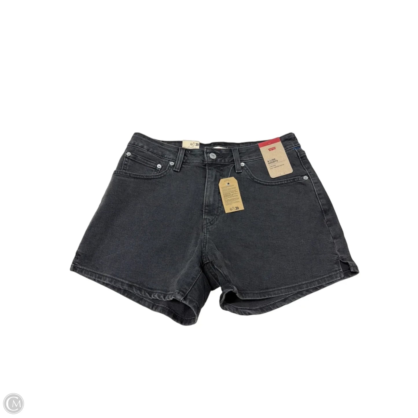 New! Shorts By Levis In Black Denim, Size: 10